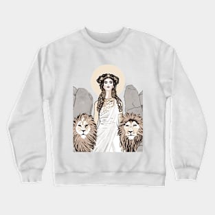 Summer Sun Goddess Crewneck Sweatshirt